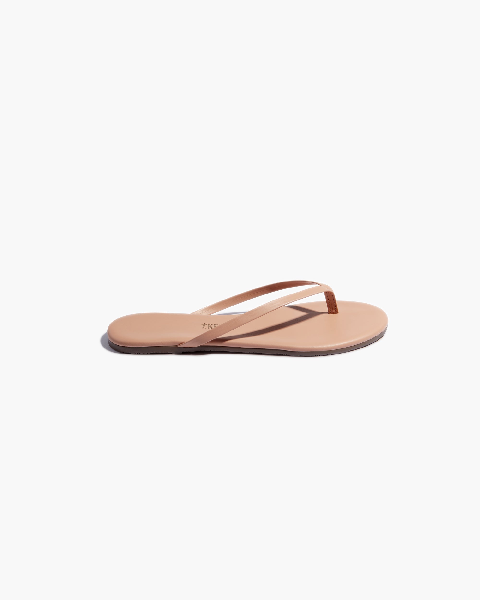 Beige Women's TKEES Lily Nudes Flip Flops | 9401325-JQ