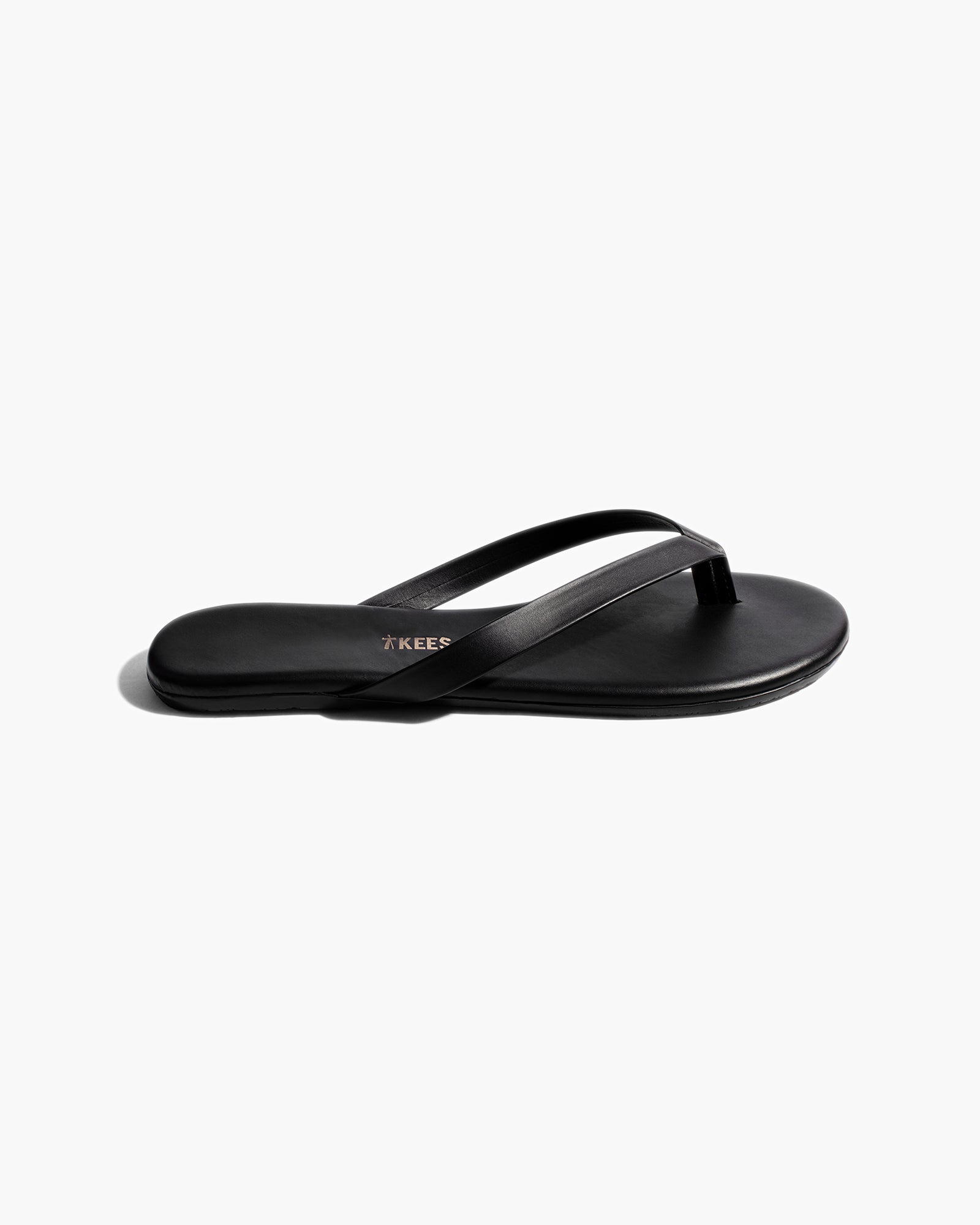 Black Women's TKEES Boyfriend Vegan Flip Flops | 6814570-LC