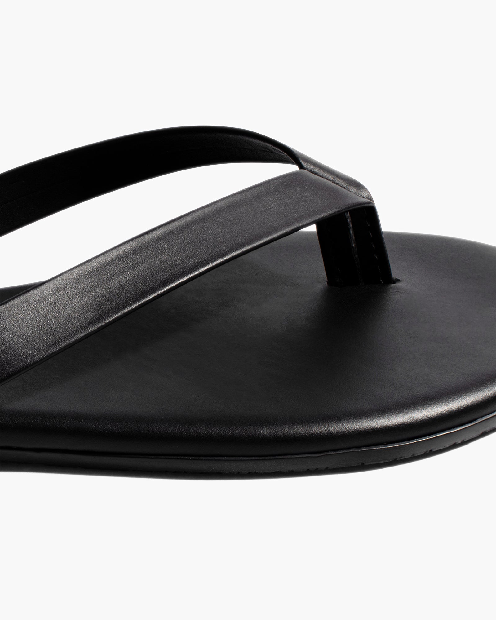 Black Women's TKEES Boyfriend Vegan Flip Flops | 6814570-LC