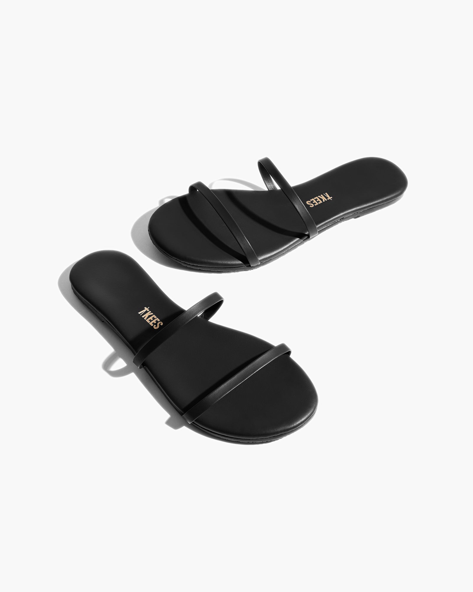 Black Women's TKEES Gemma Sandals | 8745963-BQ