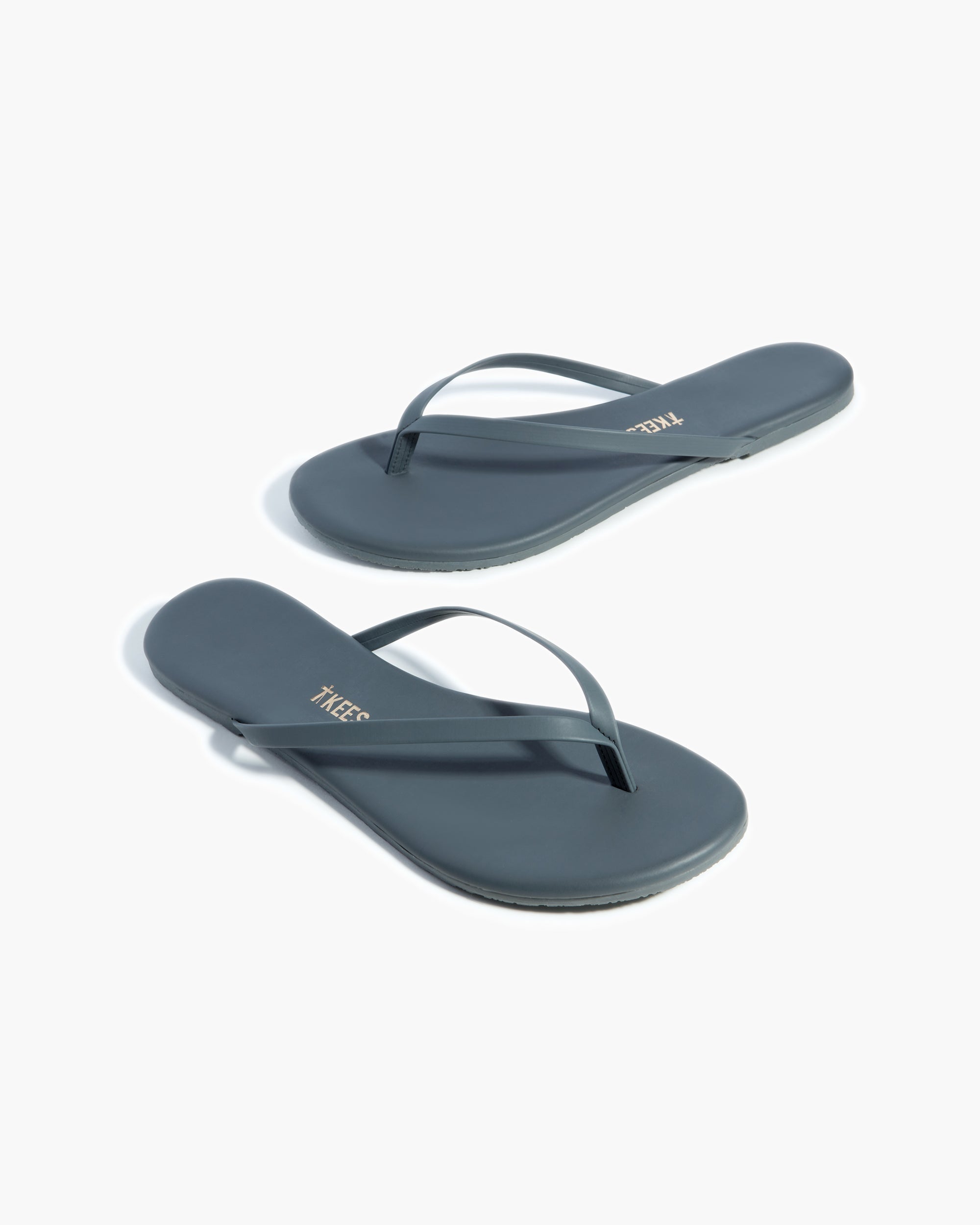 Blue Women's TKEES Lily Vegan Flip Flops | 2786590-QW