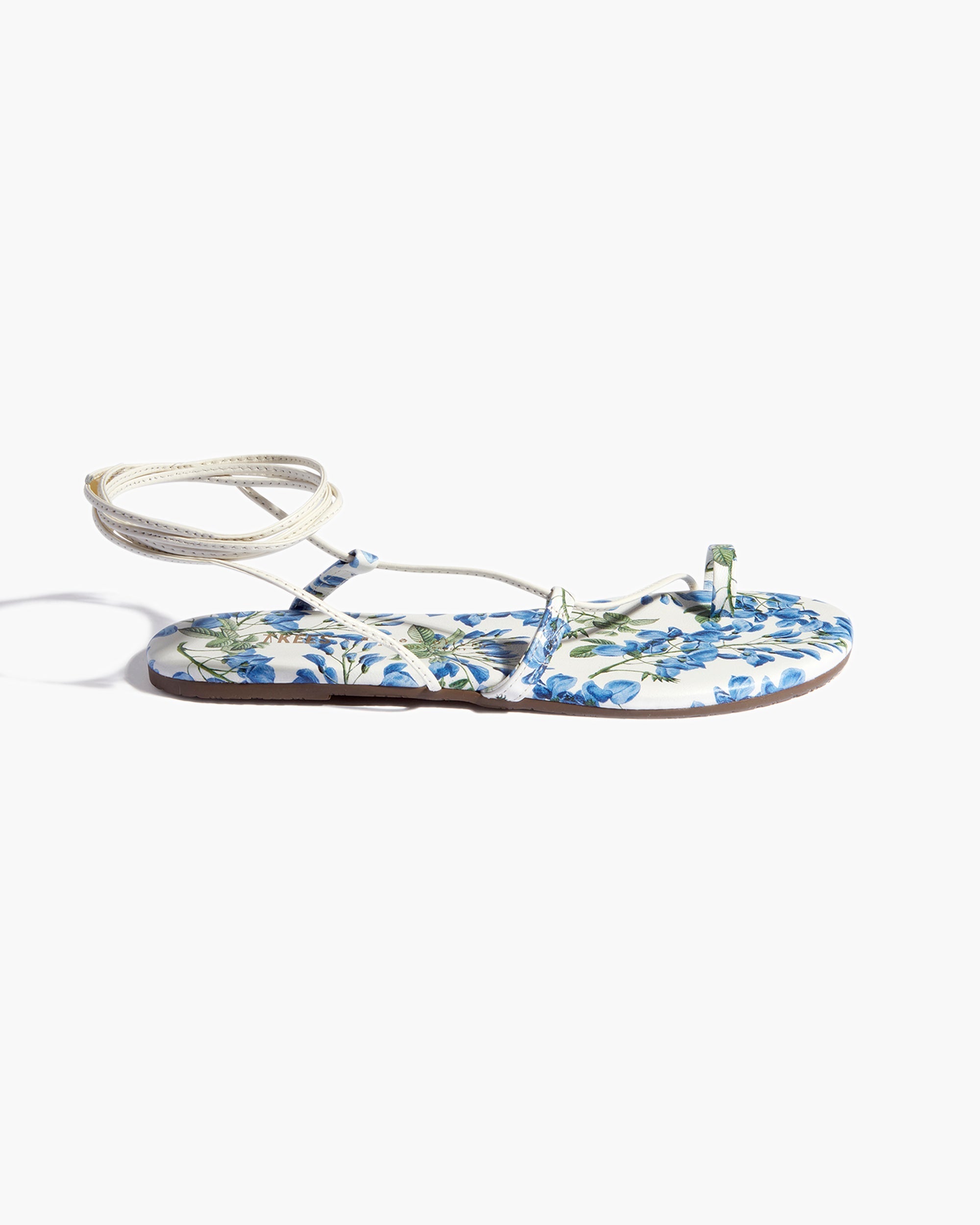 Blue Women's TKEES TKEES x Alice + Olivia Jo Sandals | 7254931-YK