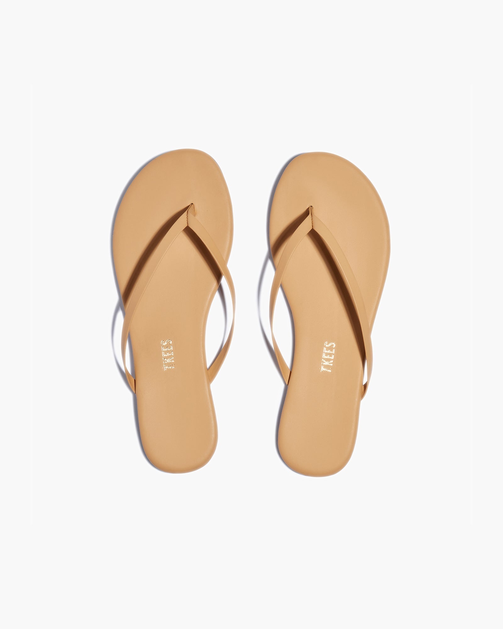 Brown Women\'s TKEES Lily Nudes Flip Flops | 1520493-GC