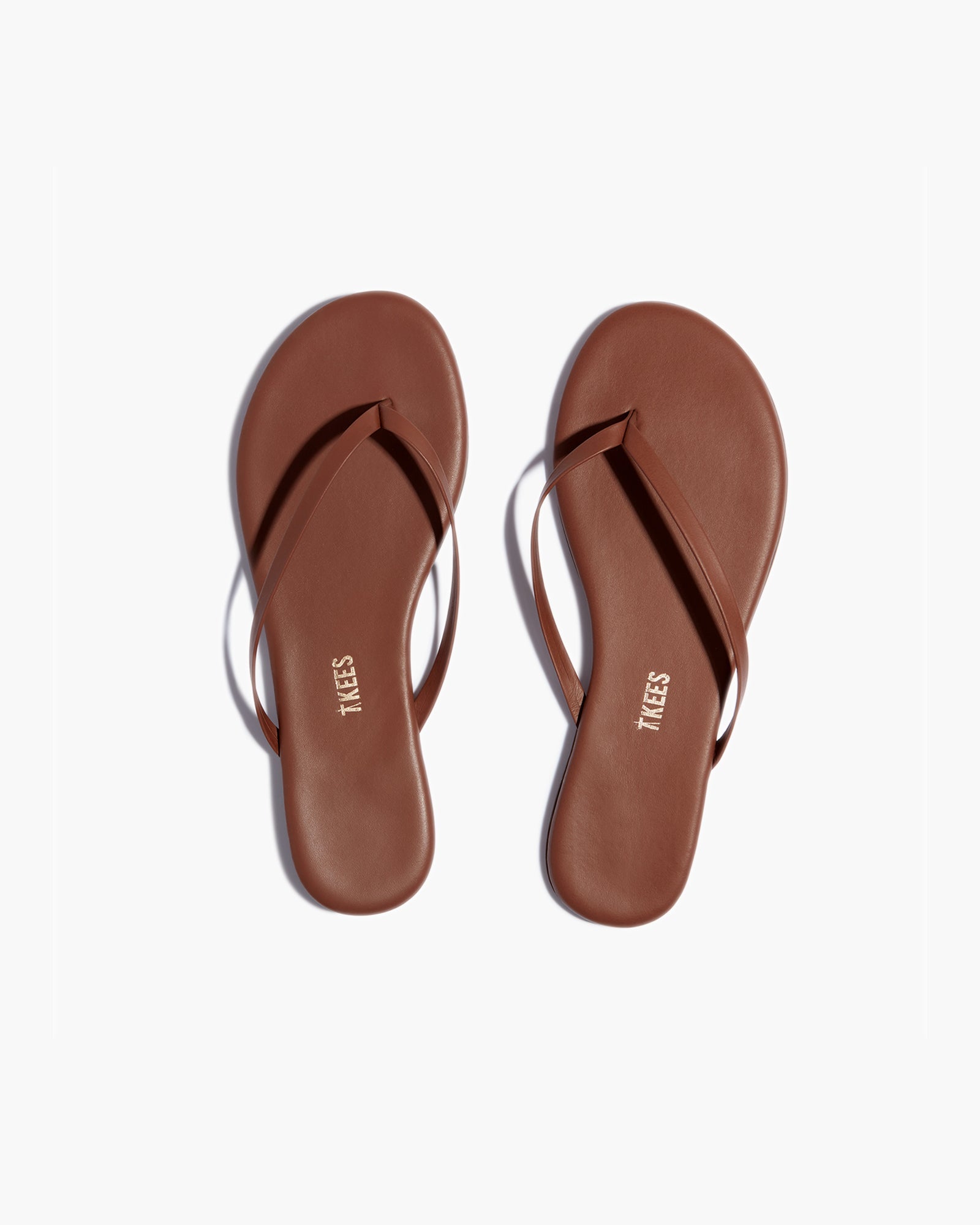 Brown Women's TKEES Lily Nudes Flip Flops | 3082467-MZ