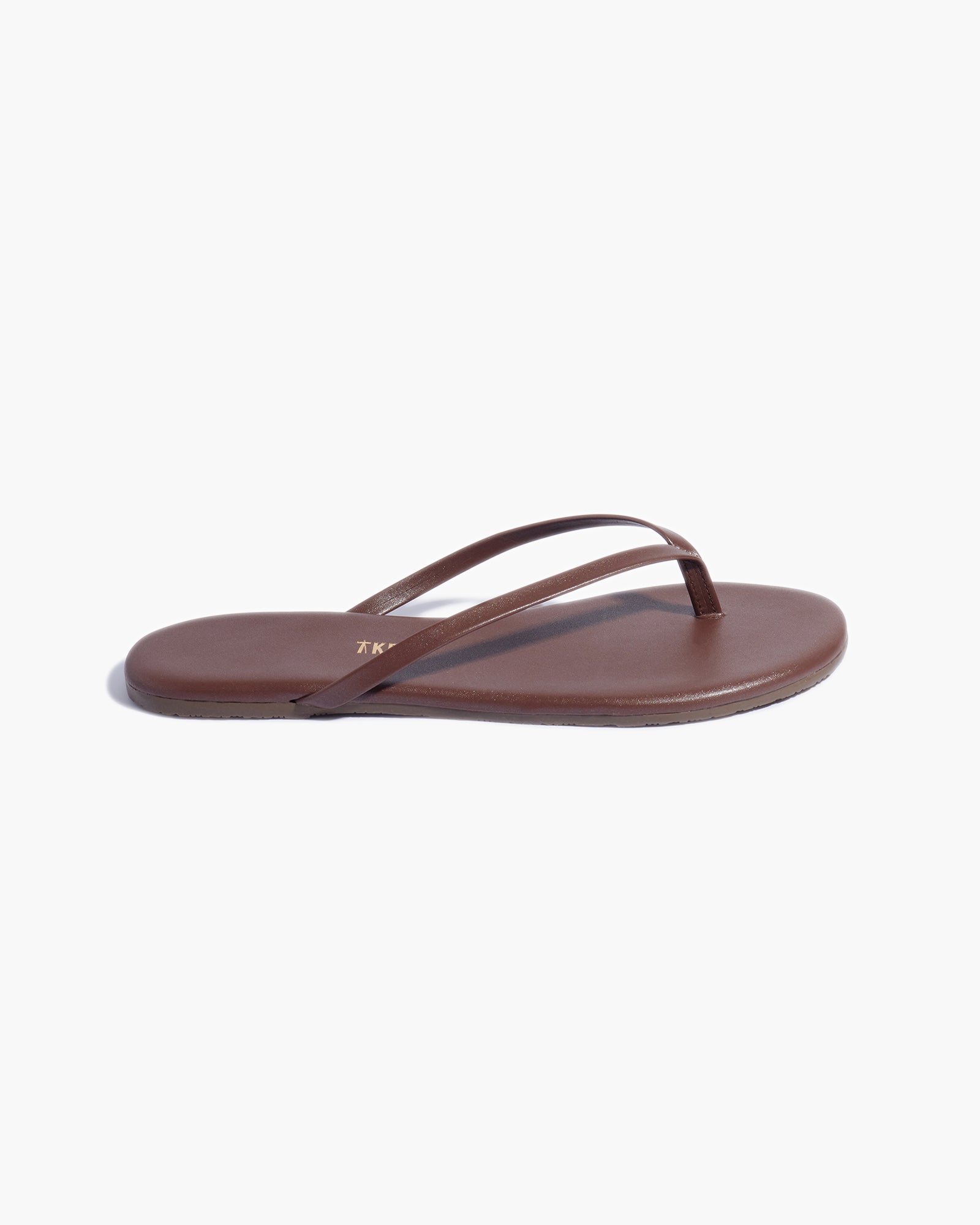 Brown Women's TKEES Lily Shimmers Flip Flops | 0314897-JA