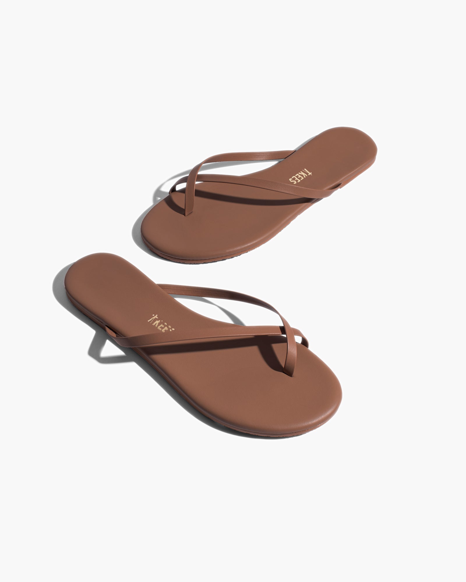 Brown Women's TKEES Riley Sandals | 6705432-UM