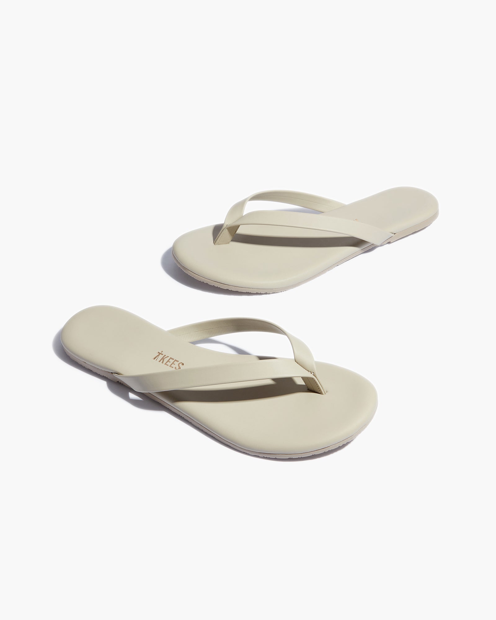 Grey Women's TKEES Boyfriend Vegan Flip Flops | 8457329-PN