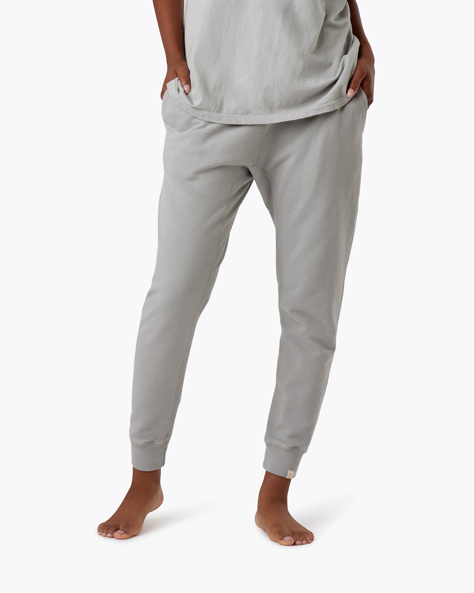 Grey Women's TKEES Core Sport Jogger | 2196083-SF