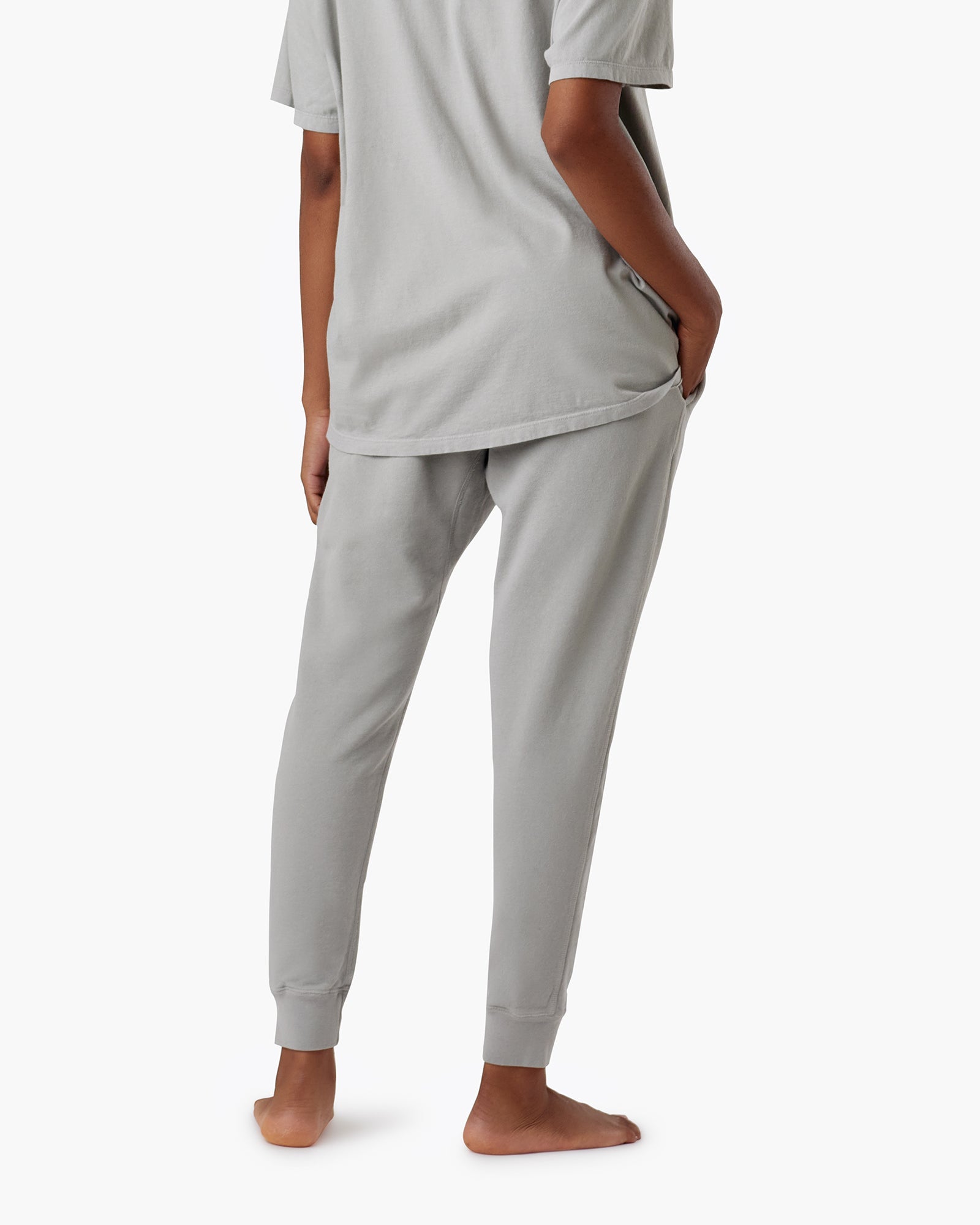 Grey Women's TKEES Core Sport Jogger | 2196083-SF