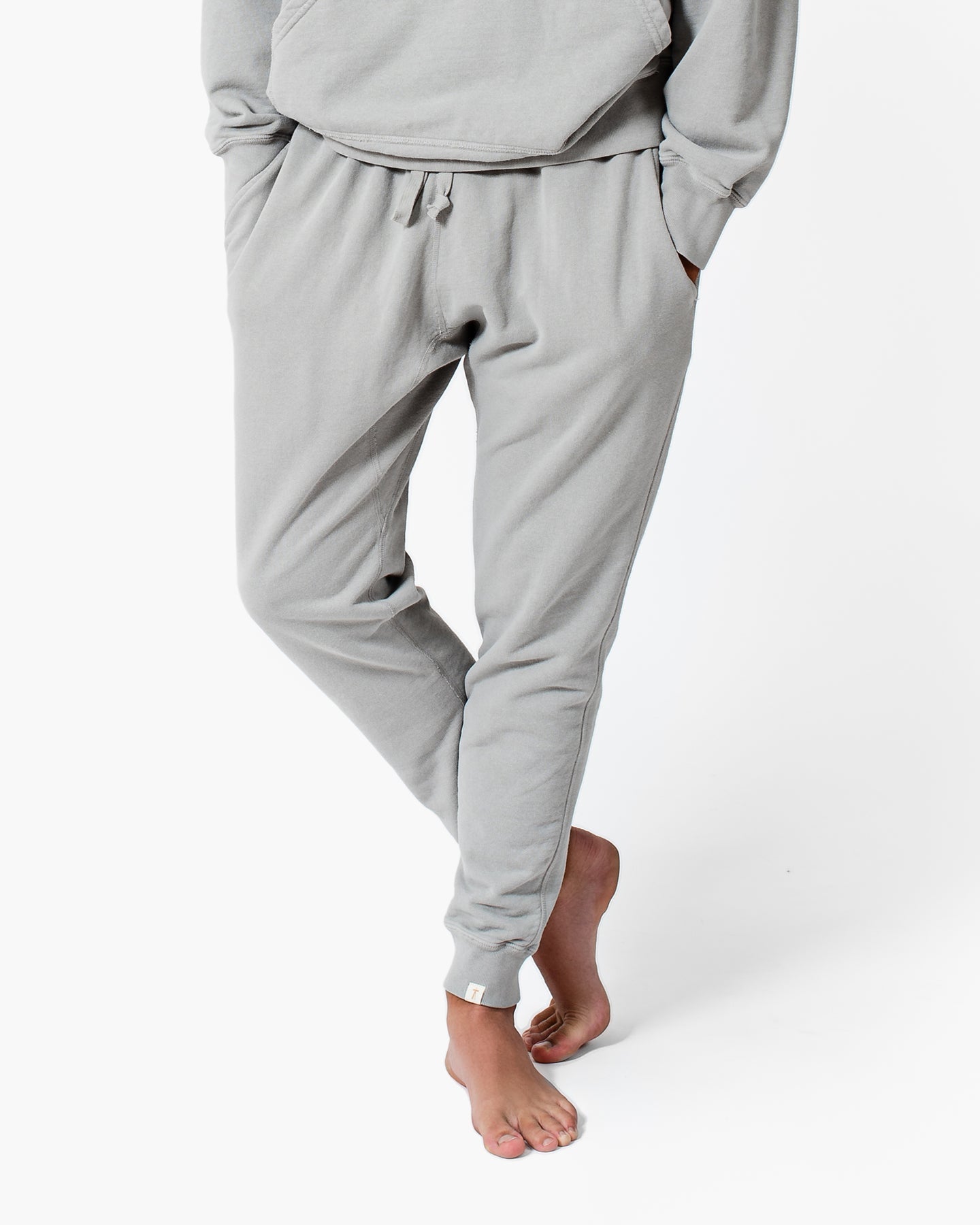 Grey Women's TKEES Core Sport Jogger | 2196083-SF