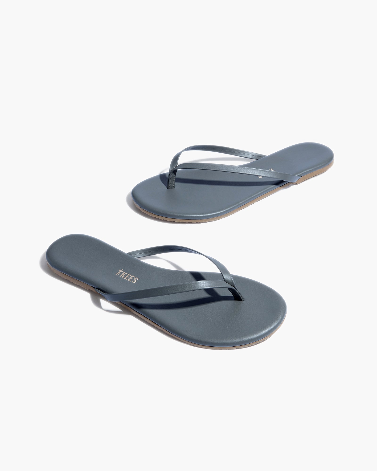 Grey Women's TKEES Lily Liners Flip Flops | 9158637-WX