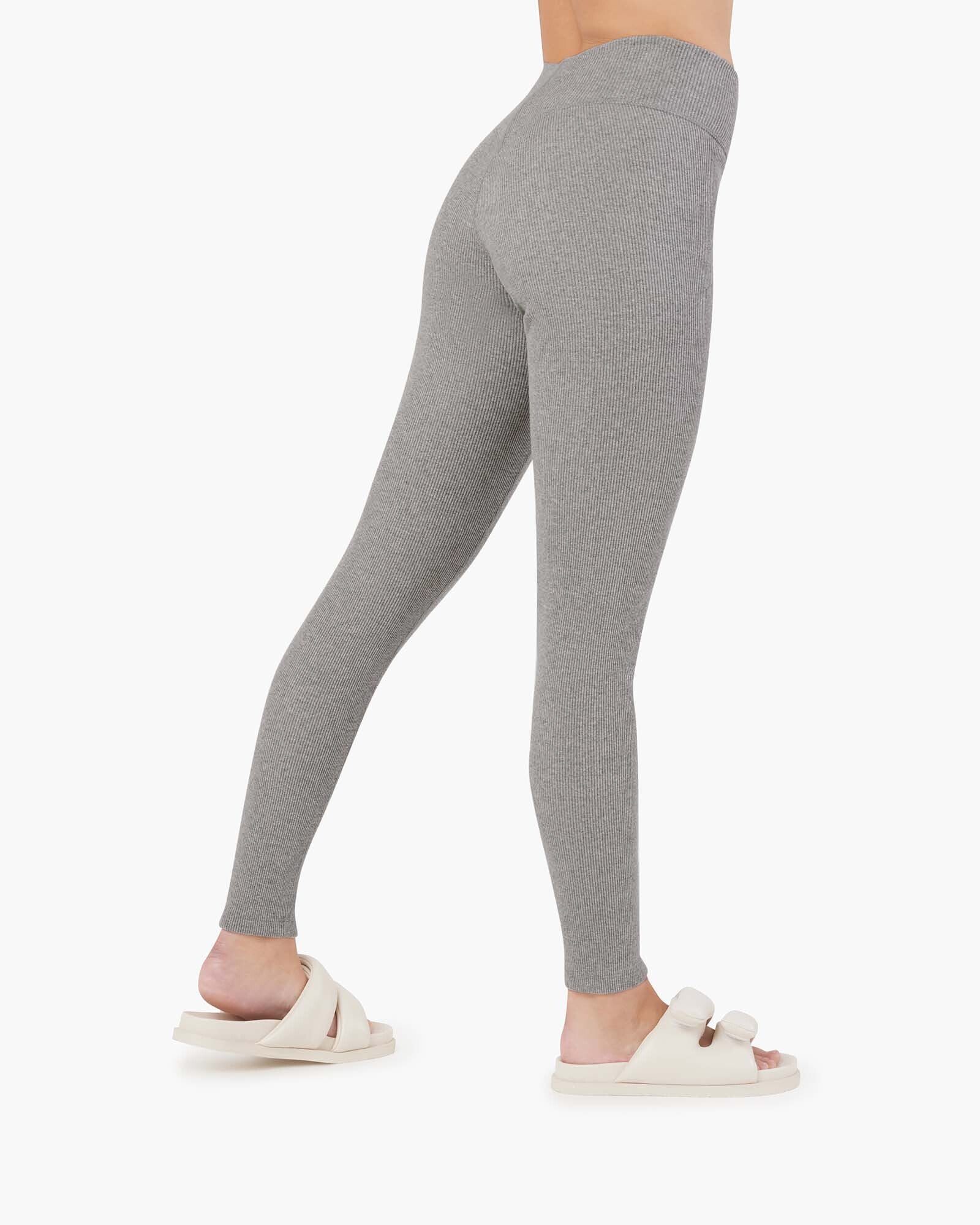 Grey Women's TKEES Rider Leggings | 0138792-CW