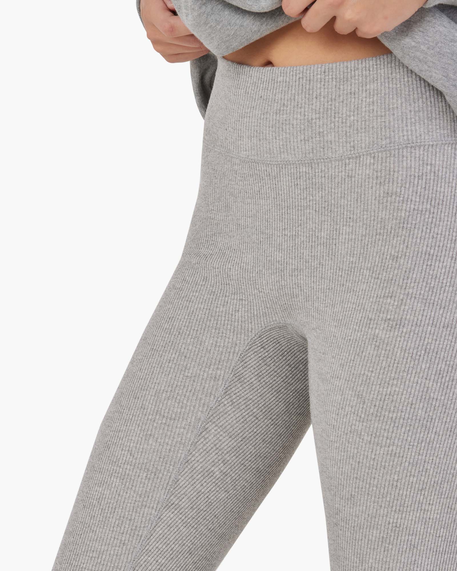 Grey Women's TKEES Rider Leggings | 0138792-CW