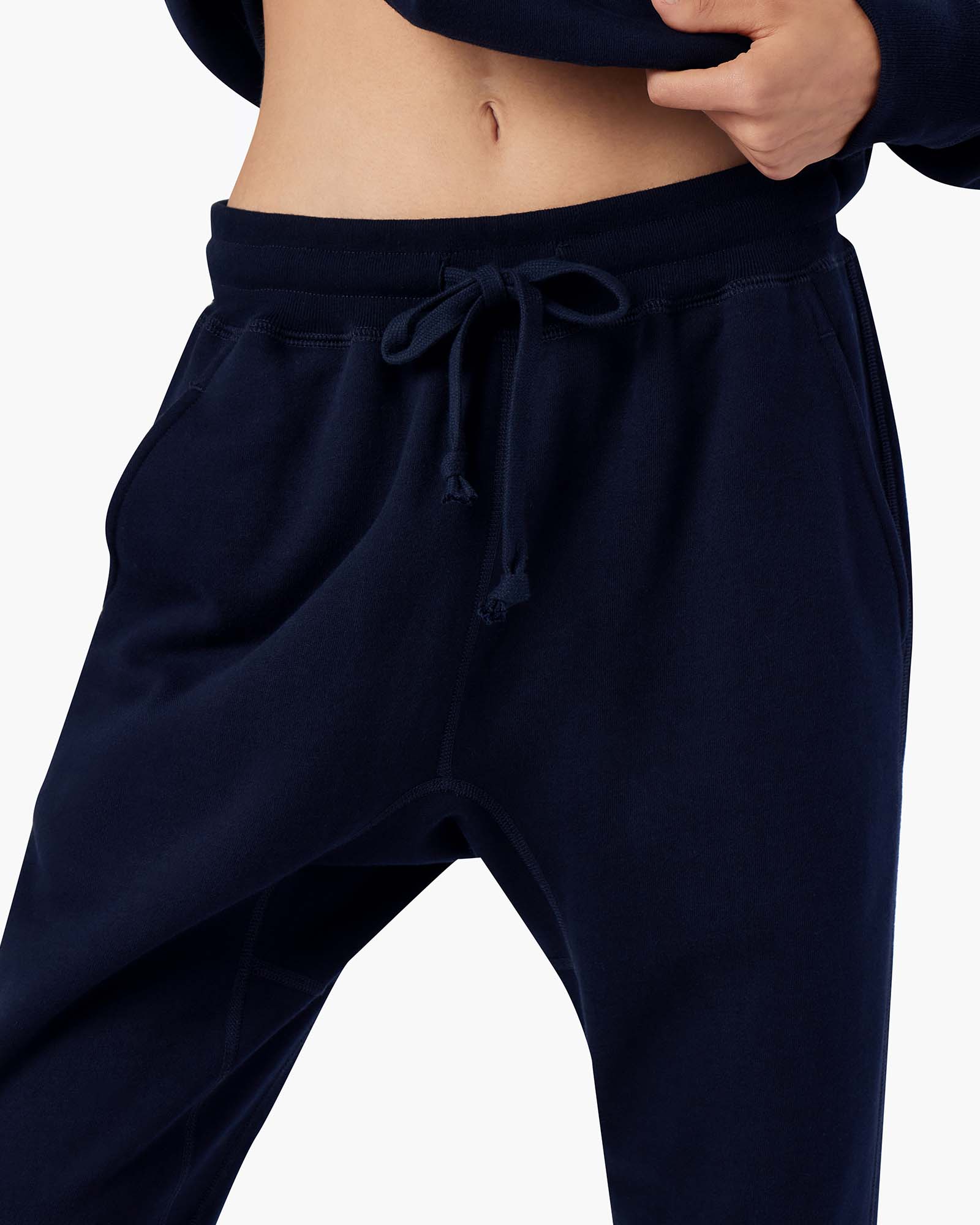 Navy Women's TKEES Warm Core Sport Jogger | 4810329-TQ