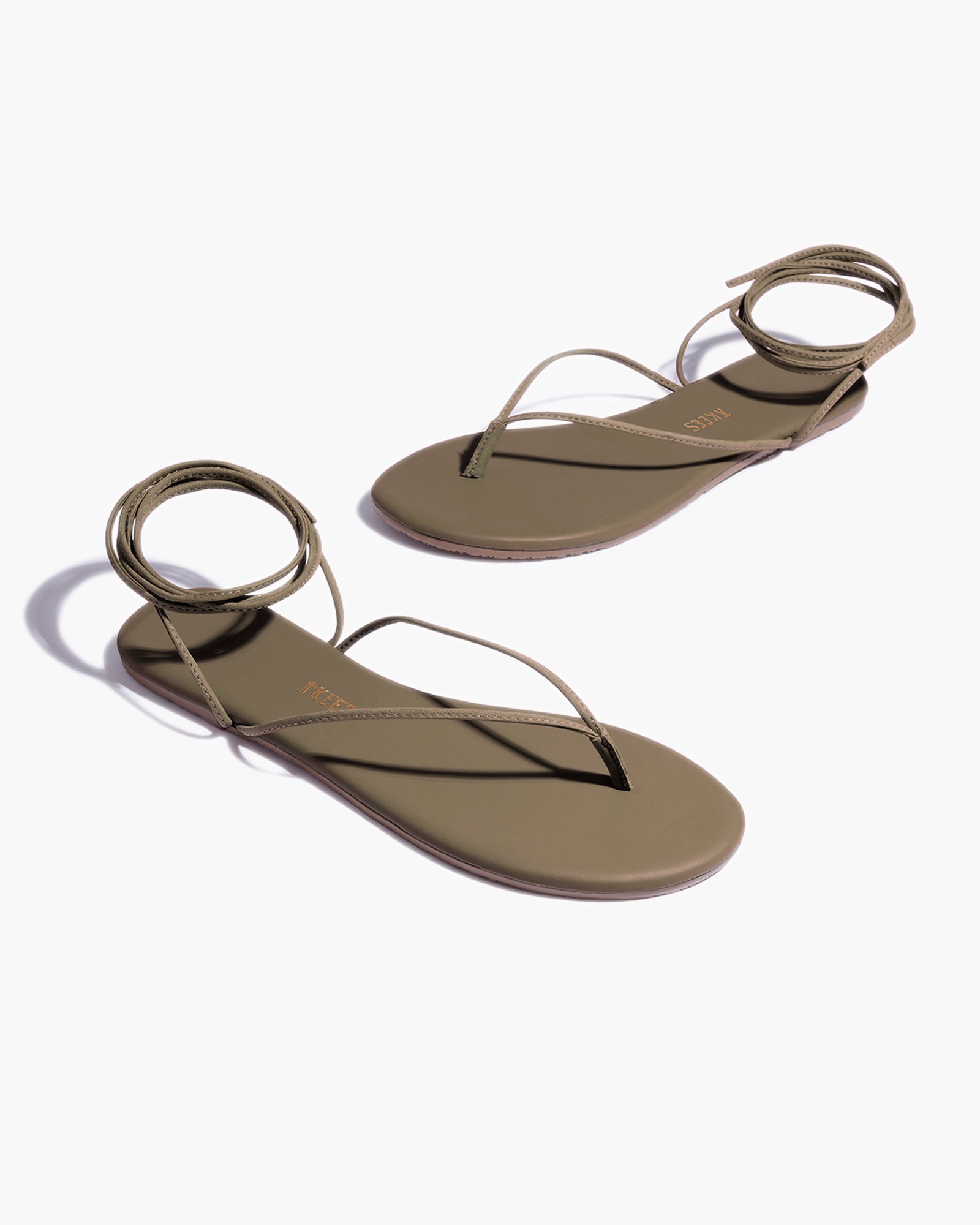 Olive Women's TKEES Lilu Sandals | 7439615-XL