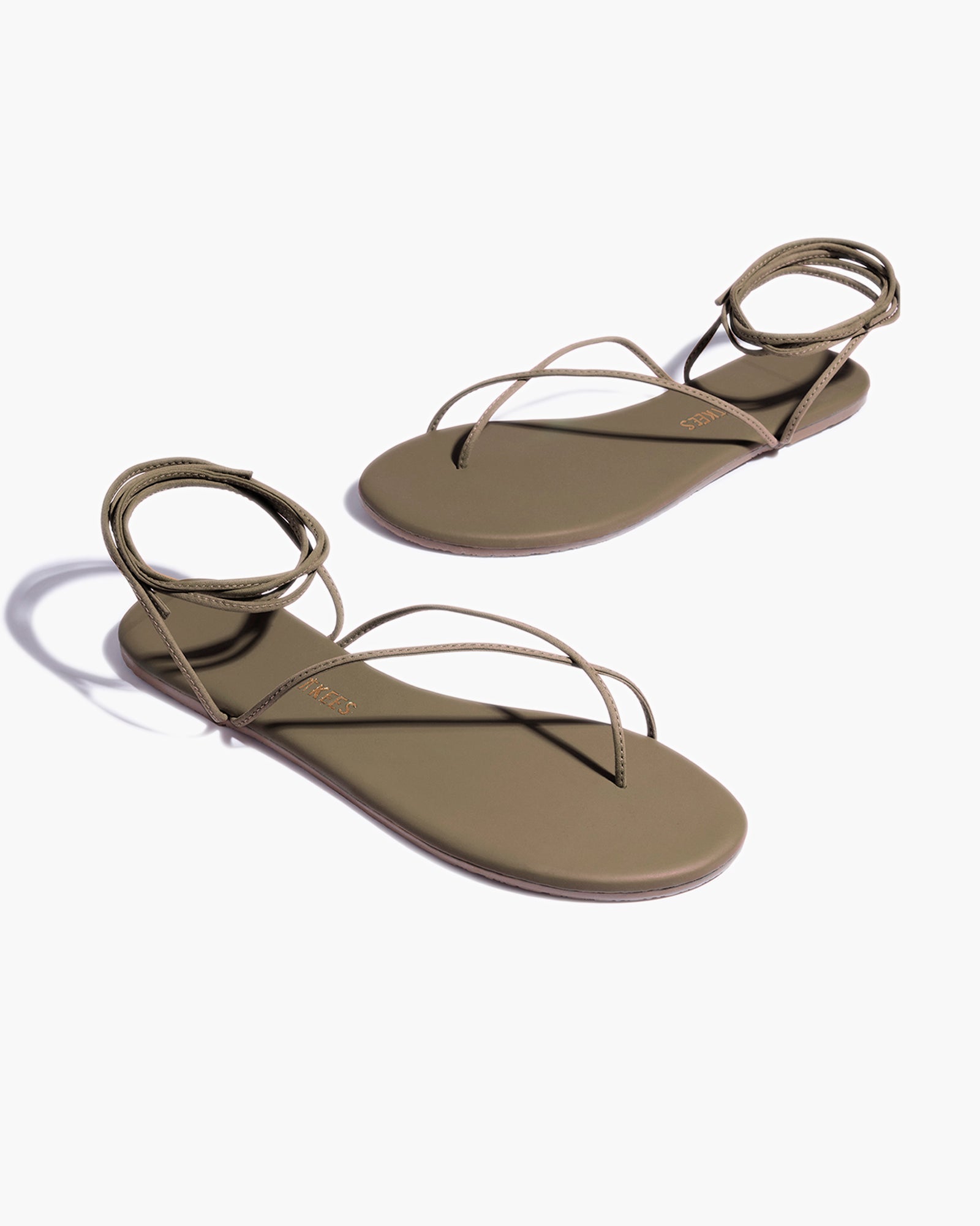 Olive Women's TKEES Roe Sandals | 8745201-AV