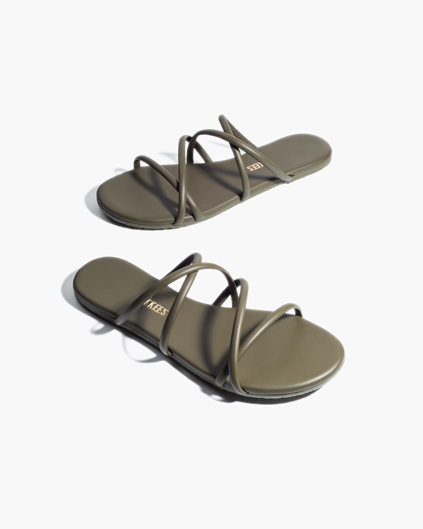 Olive Women's TKEES Sloane Sandals | 3482906-IR