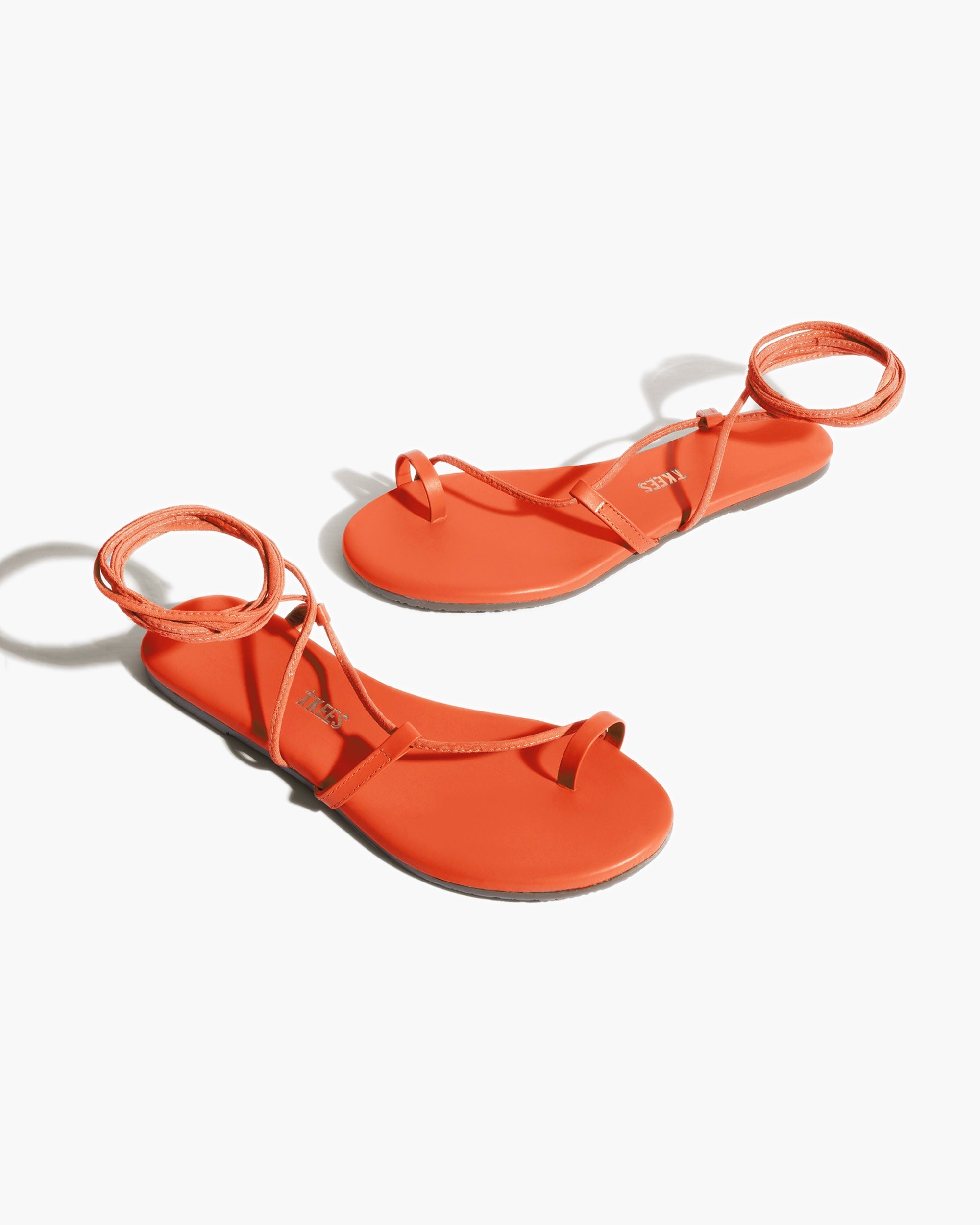 Orange Women's TKEES Jo Pigments Sandals | 9610873-XU