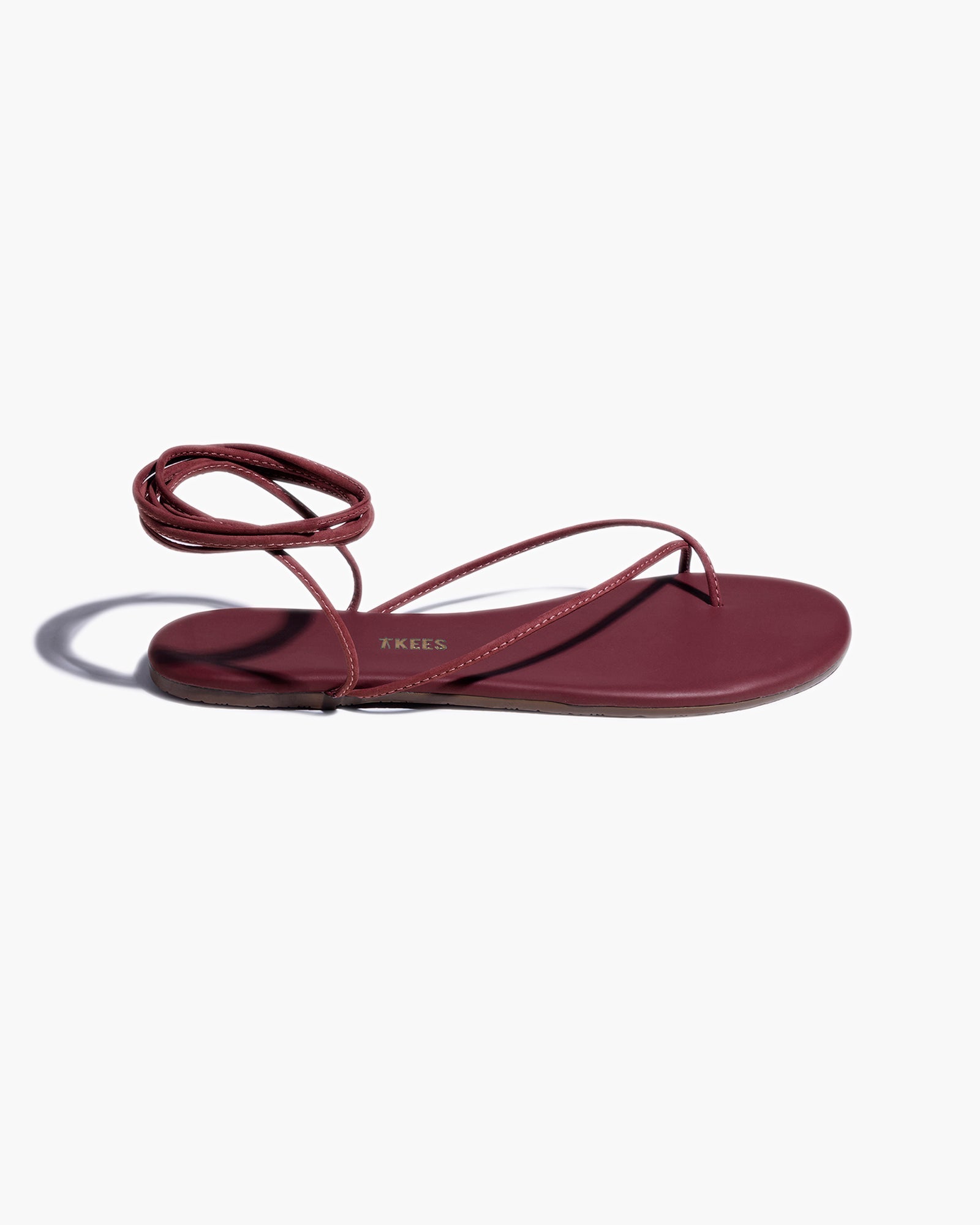 Red Women's TKEES Roe Sandals | 4256180-FC