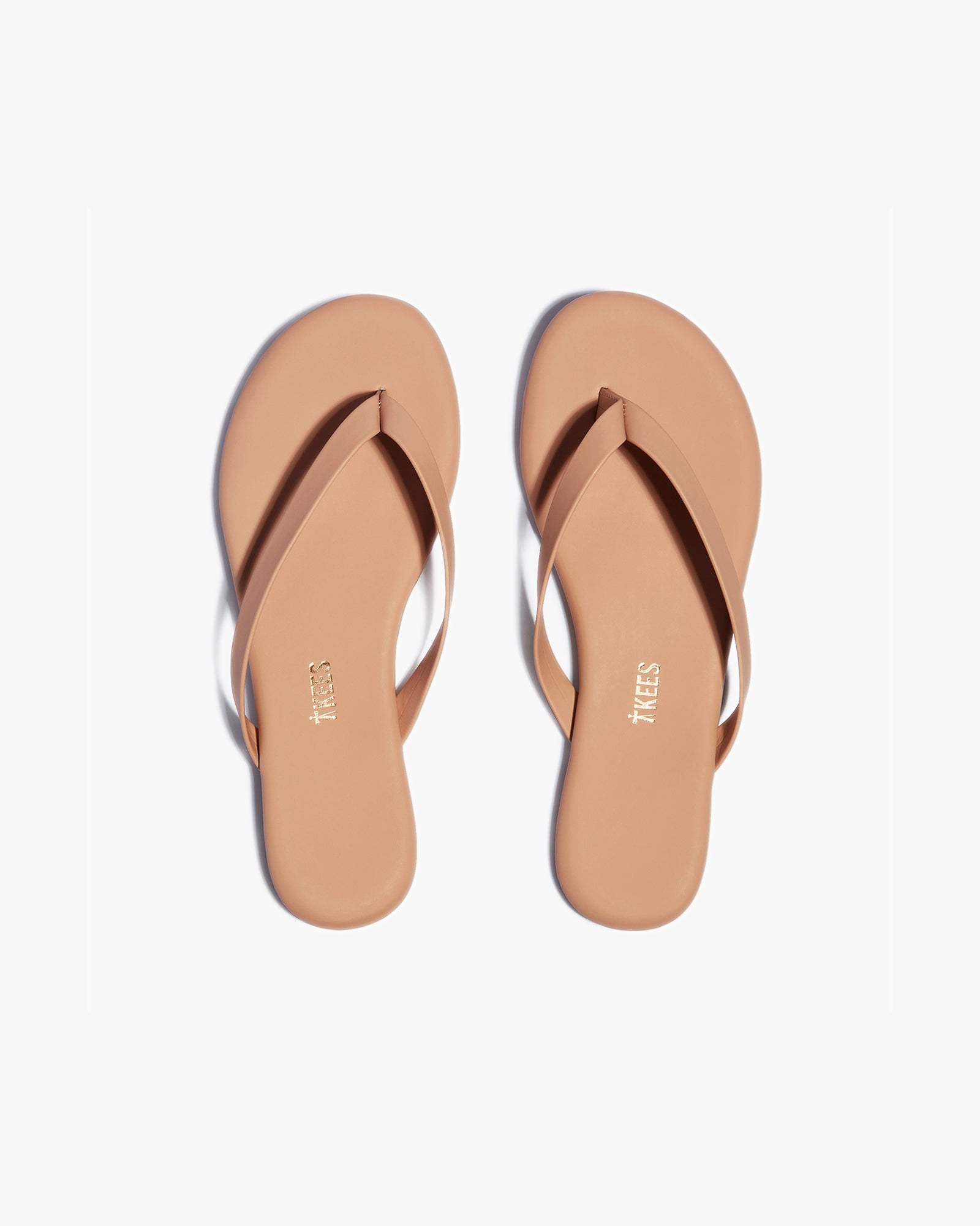 Rose Gold Women\'s TKEES Boyfriend Vegan Flip Flops | 1204736-HG