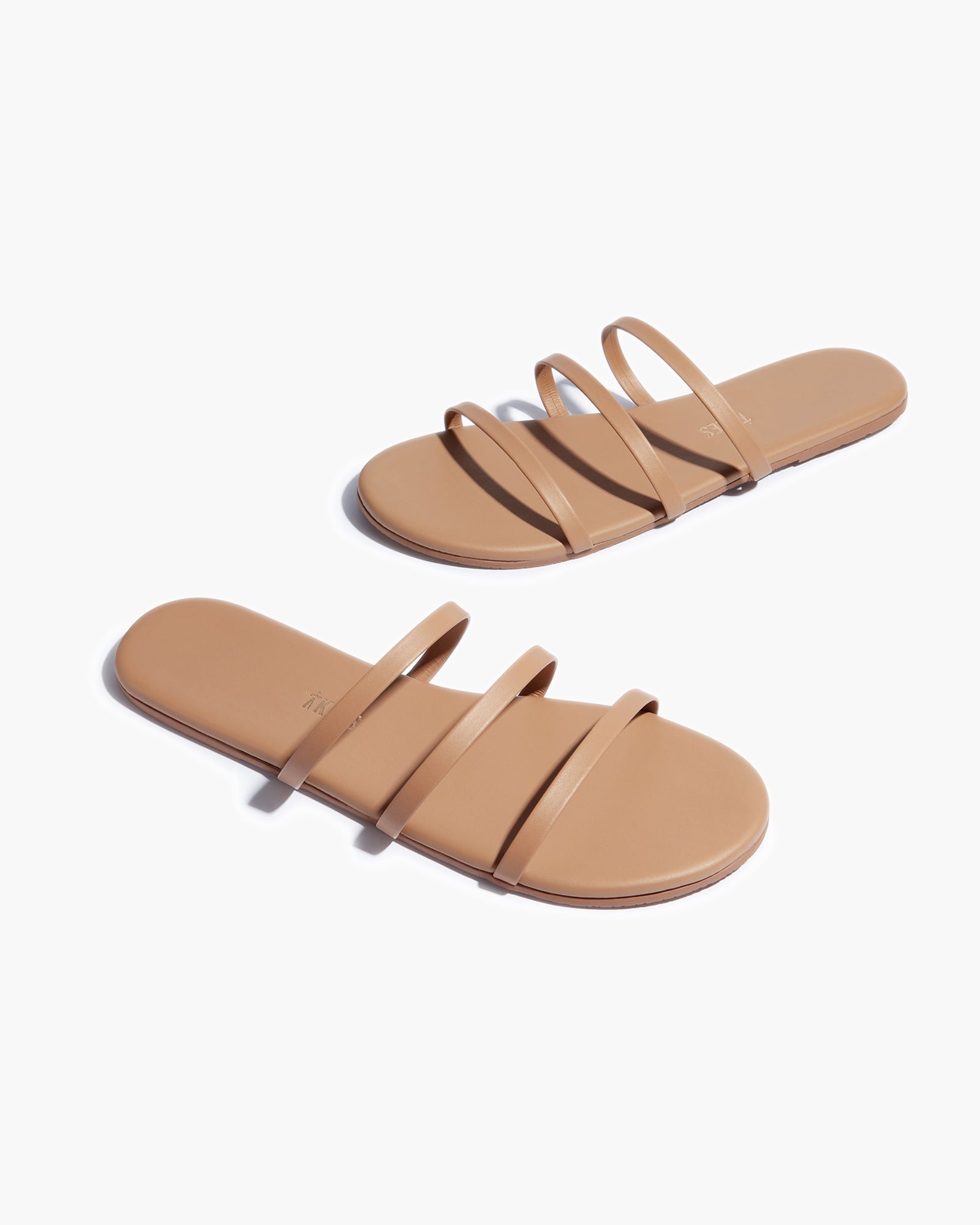 Rose Gold Women's TKEES Emma Sandals | 2610784-SK