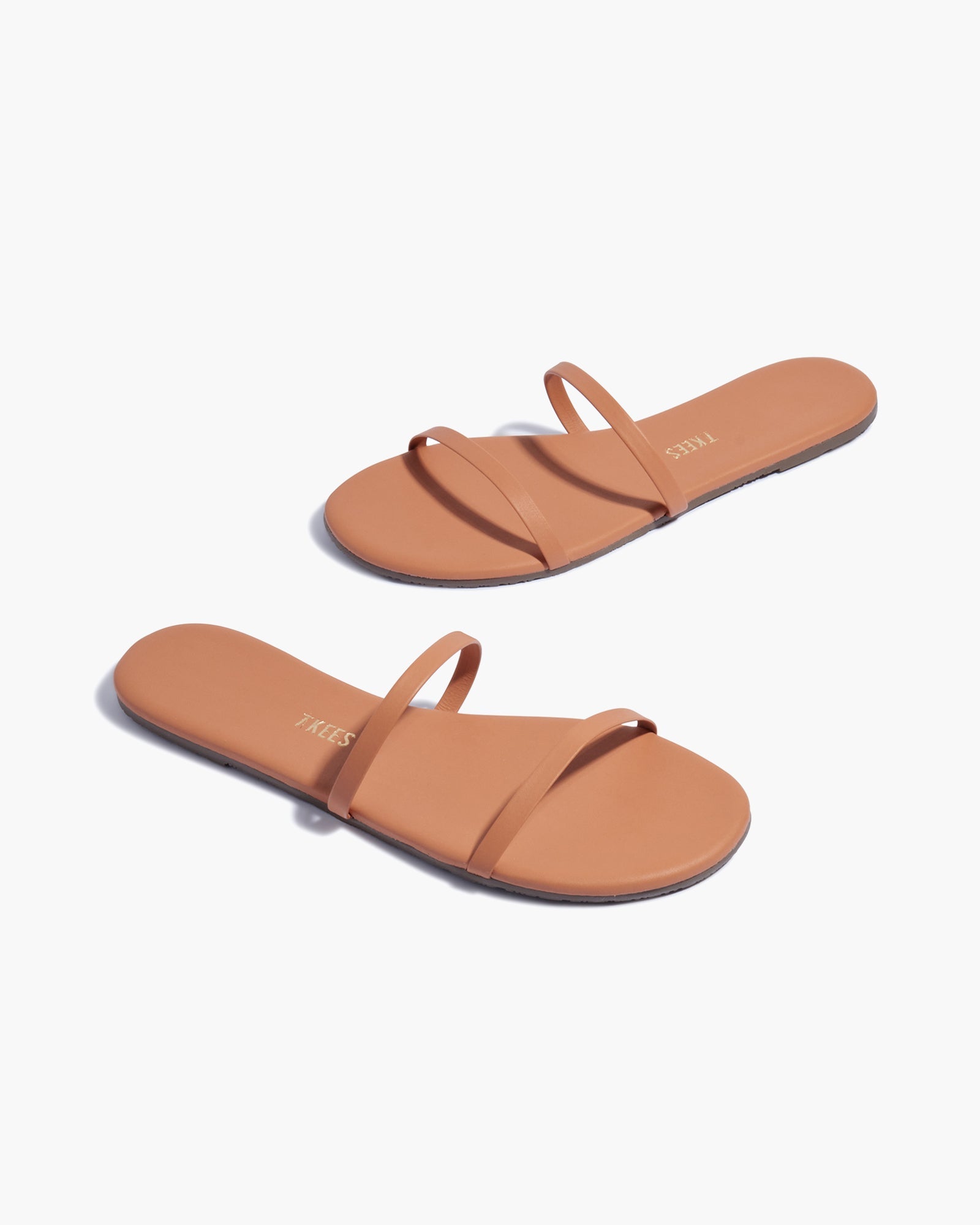 Rose Gold Women's TKEES Gemma Pigments Sandals | 3980254-GB