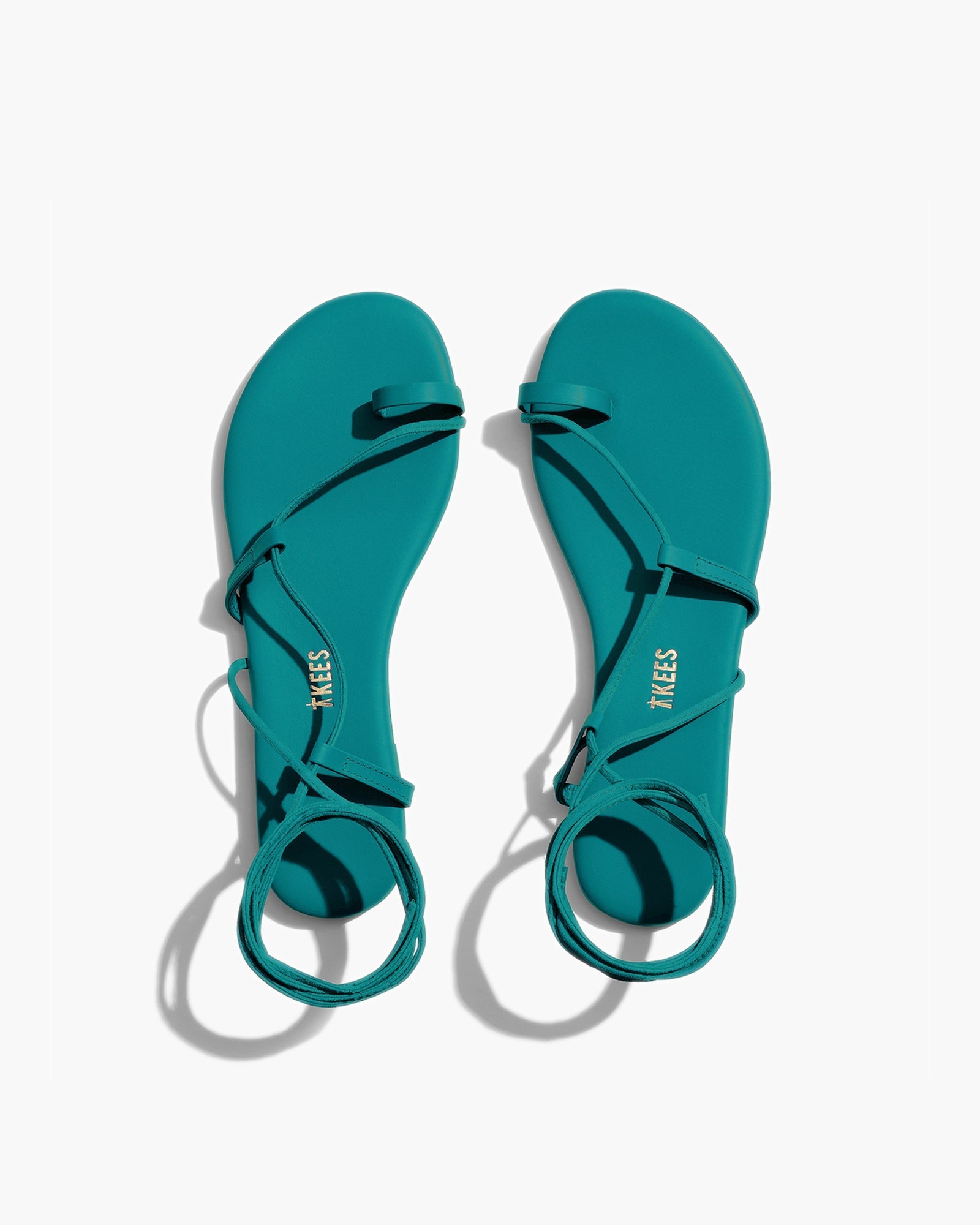 Turquoise Women\'s TKEES Jo Pigments Sandals | 0845179-WZ
