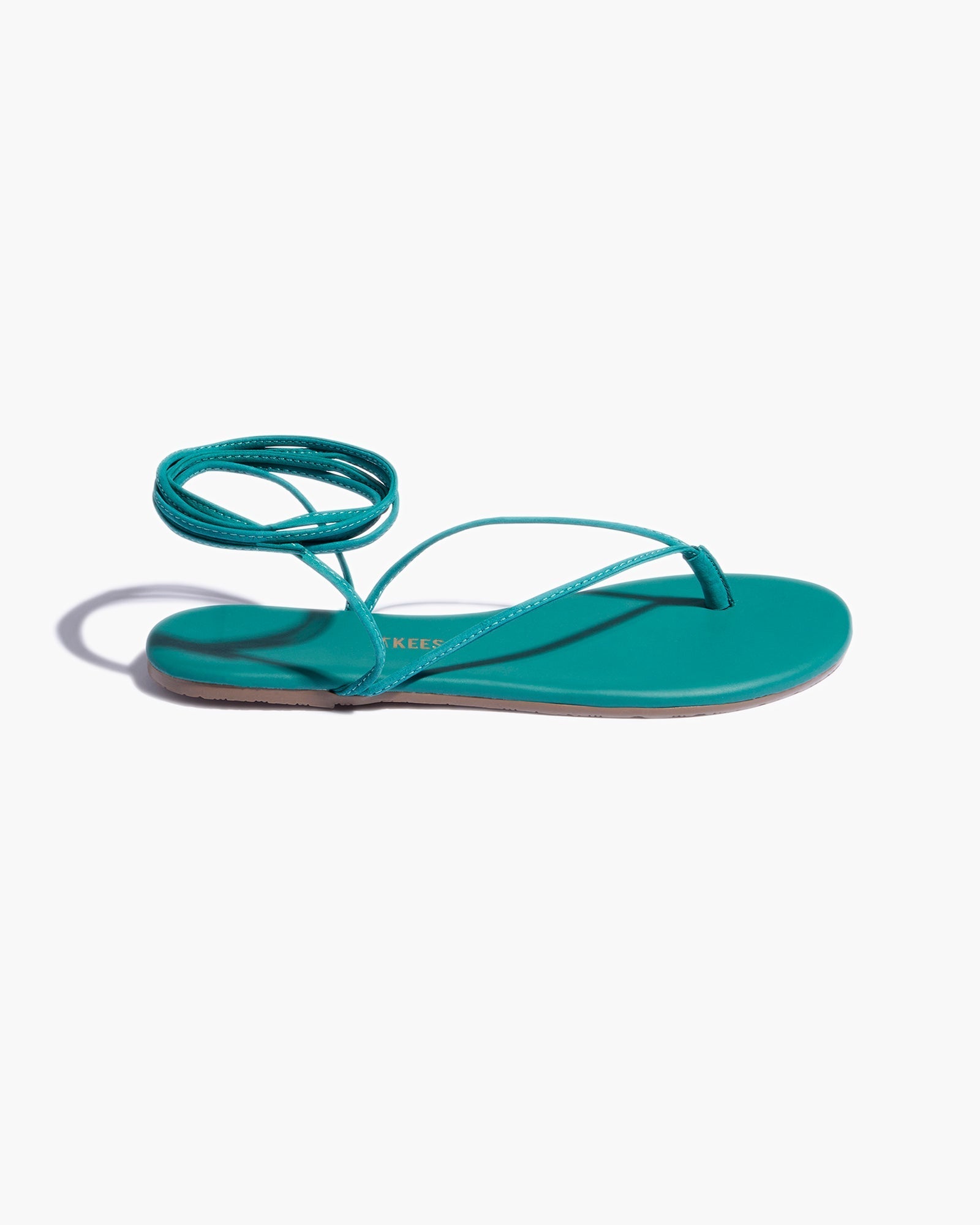 Turquoise Women's TKEES Lilu Pigments Sandals | 5746209-RE