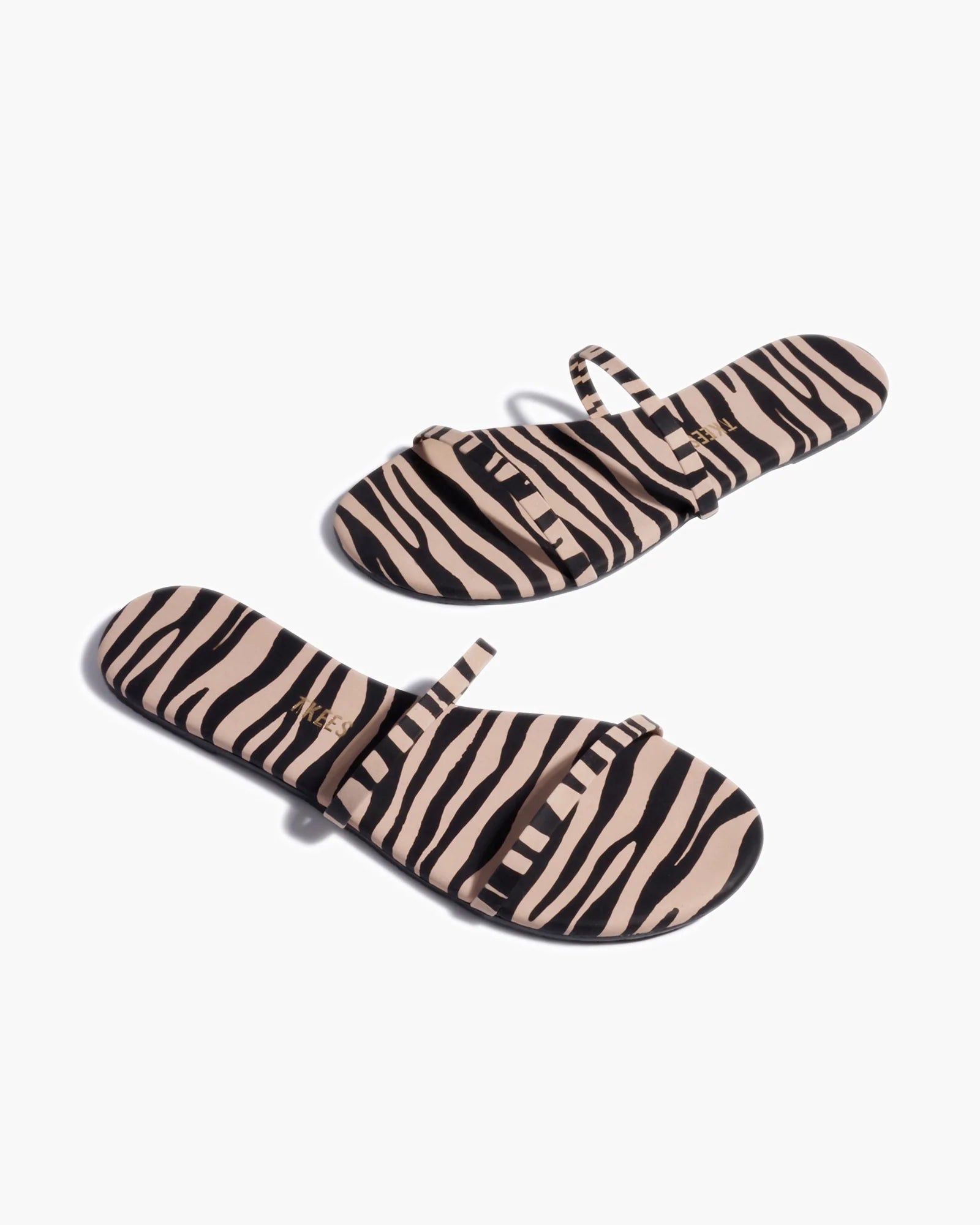 White / Black Women's TKEES Gemma Animal Sandals | 5623418-EG