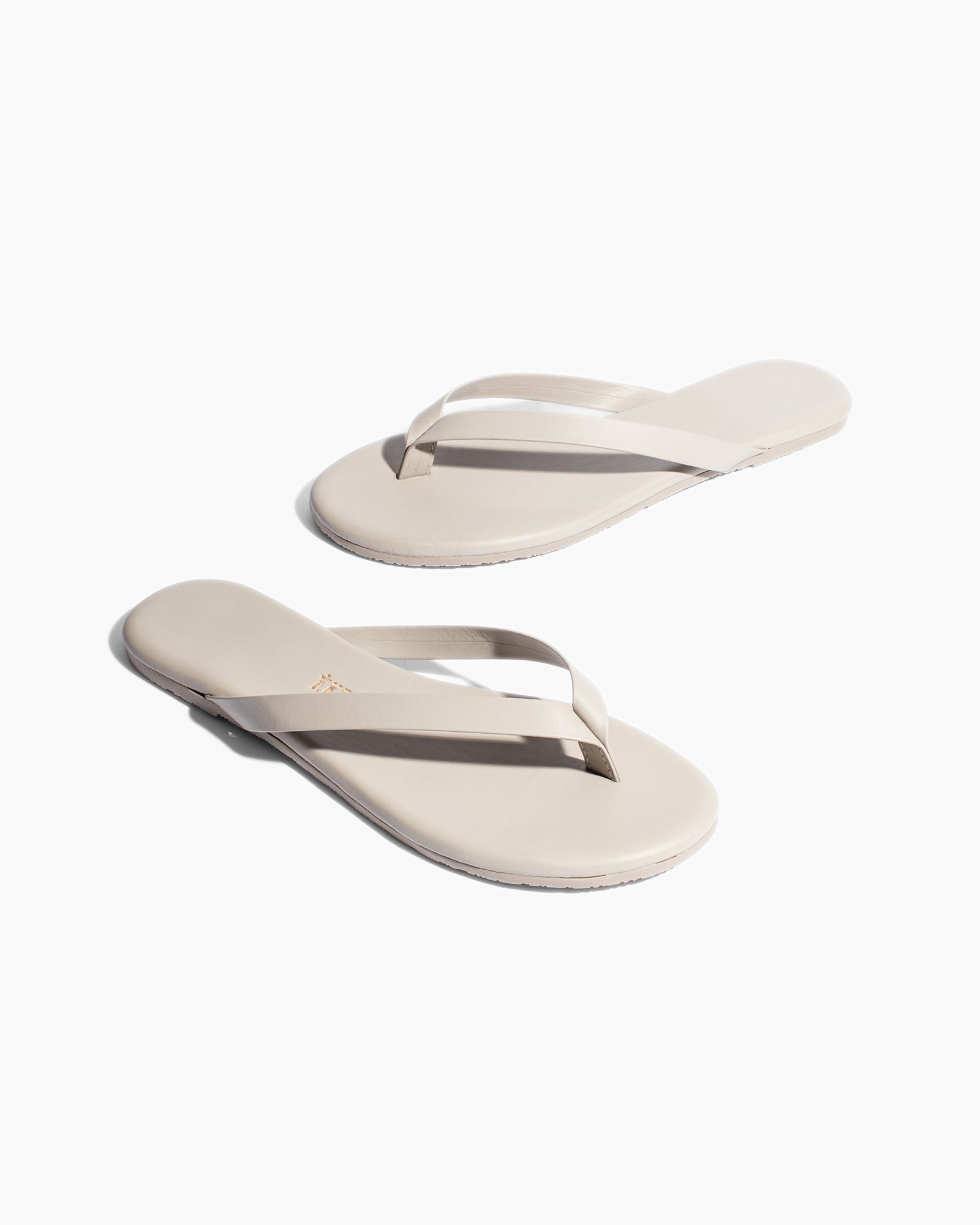 White Women's TKEES Boyfriend Flip Flops | 8502137-TP