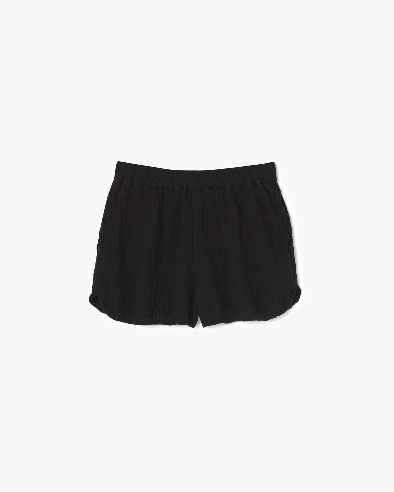 Black Women's TKEES Gauze Shorts | 0712539-AH