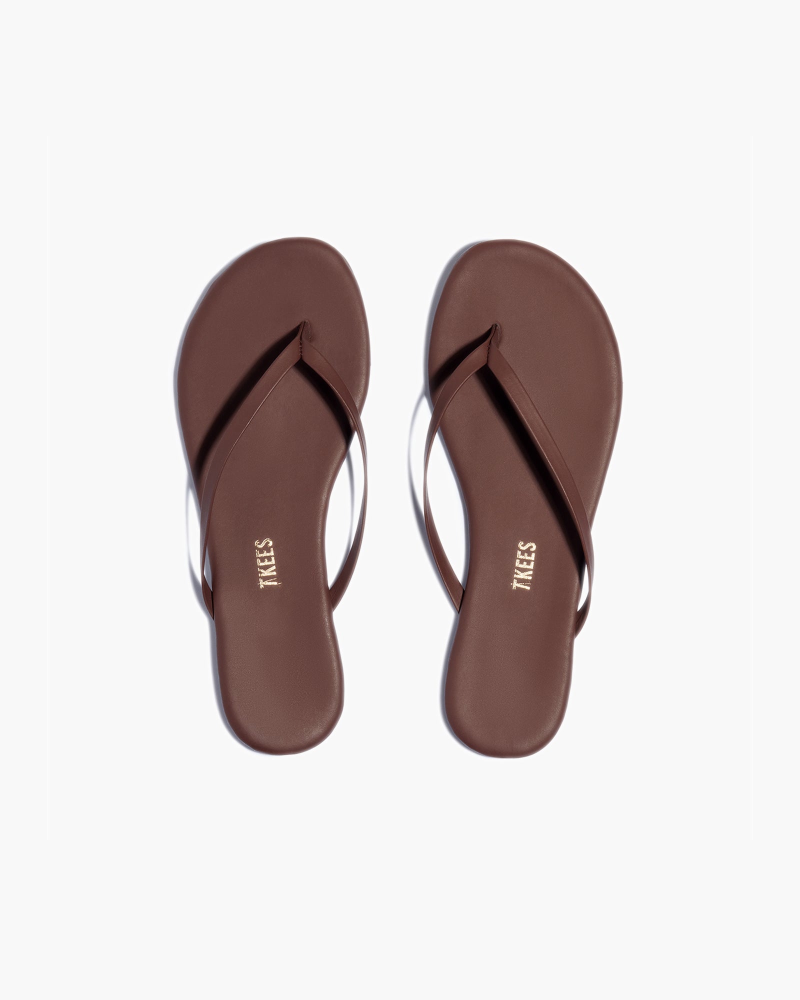 Brown Women's TKEES Lily Nudes Flip Flops | 5492613-GZ