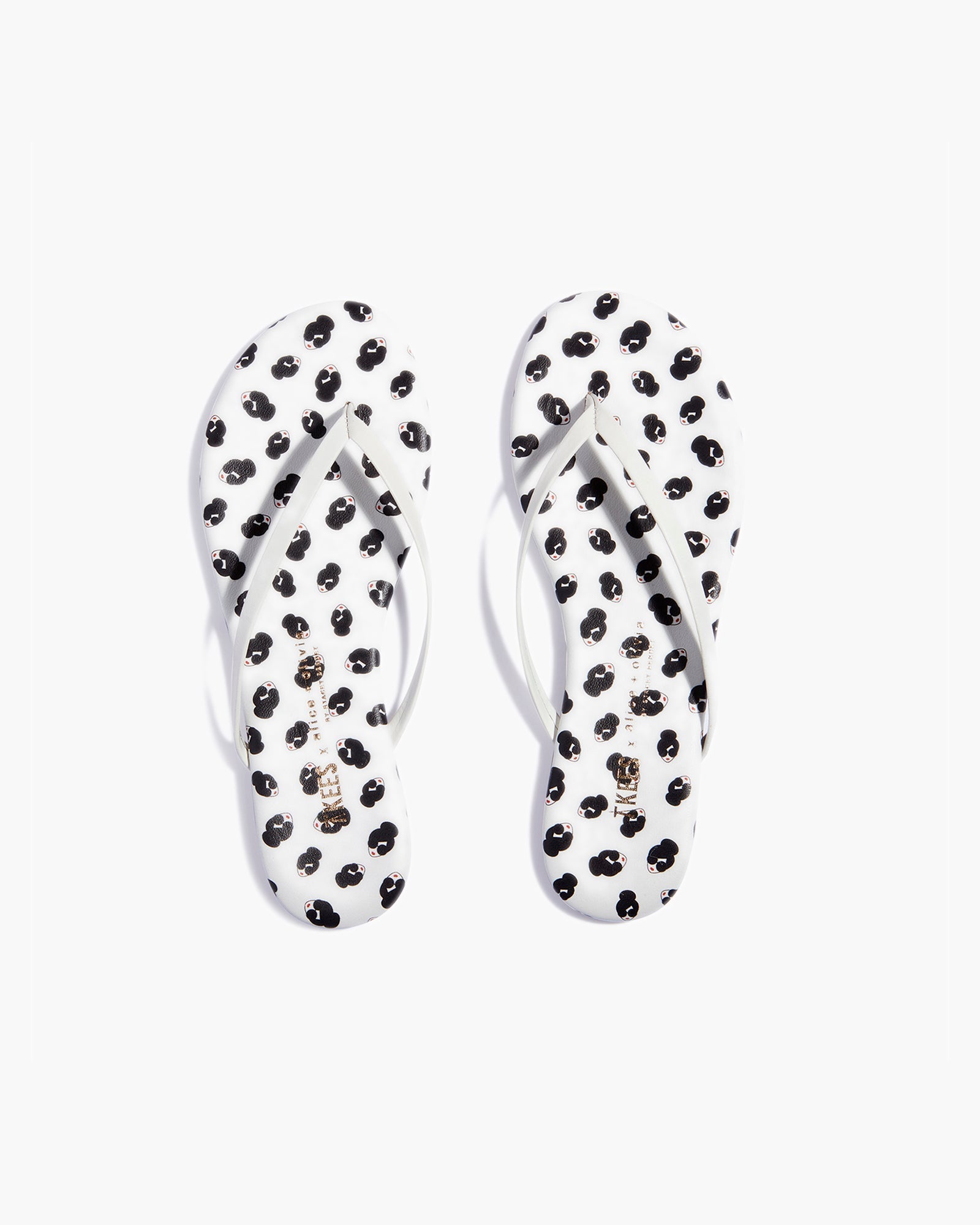 Leopard Women's TKEES TKEES x Alice + Olivia Lily Flip Flops | 7985164-GS