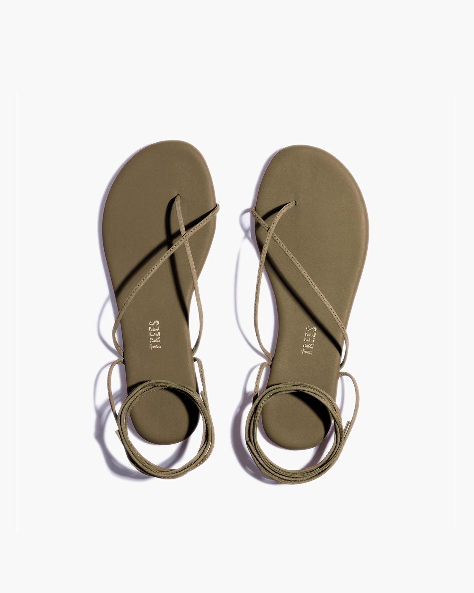 Olive Women's TKEES Roe Sandals | 8745201-AV