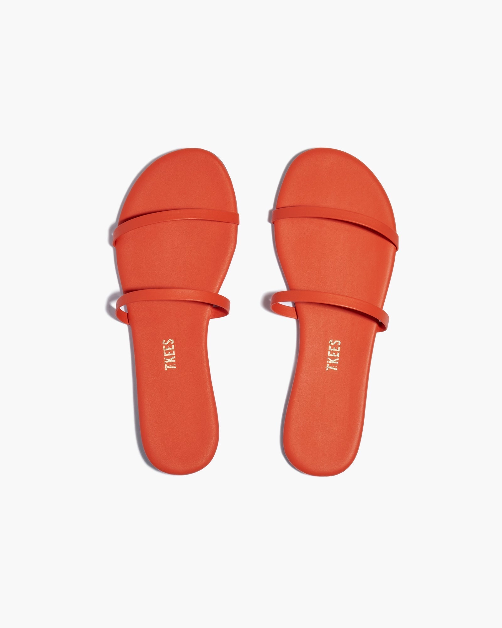 Orange Women's TKEES Gemma Pigments Sandals | 6372140-XT