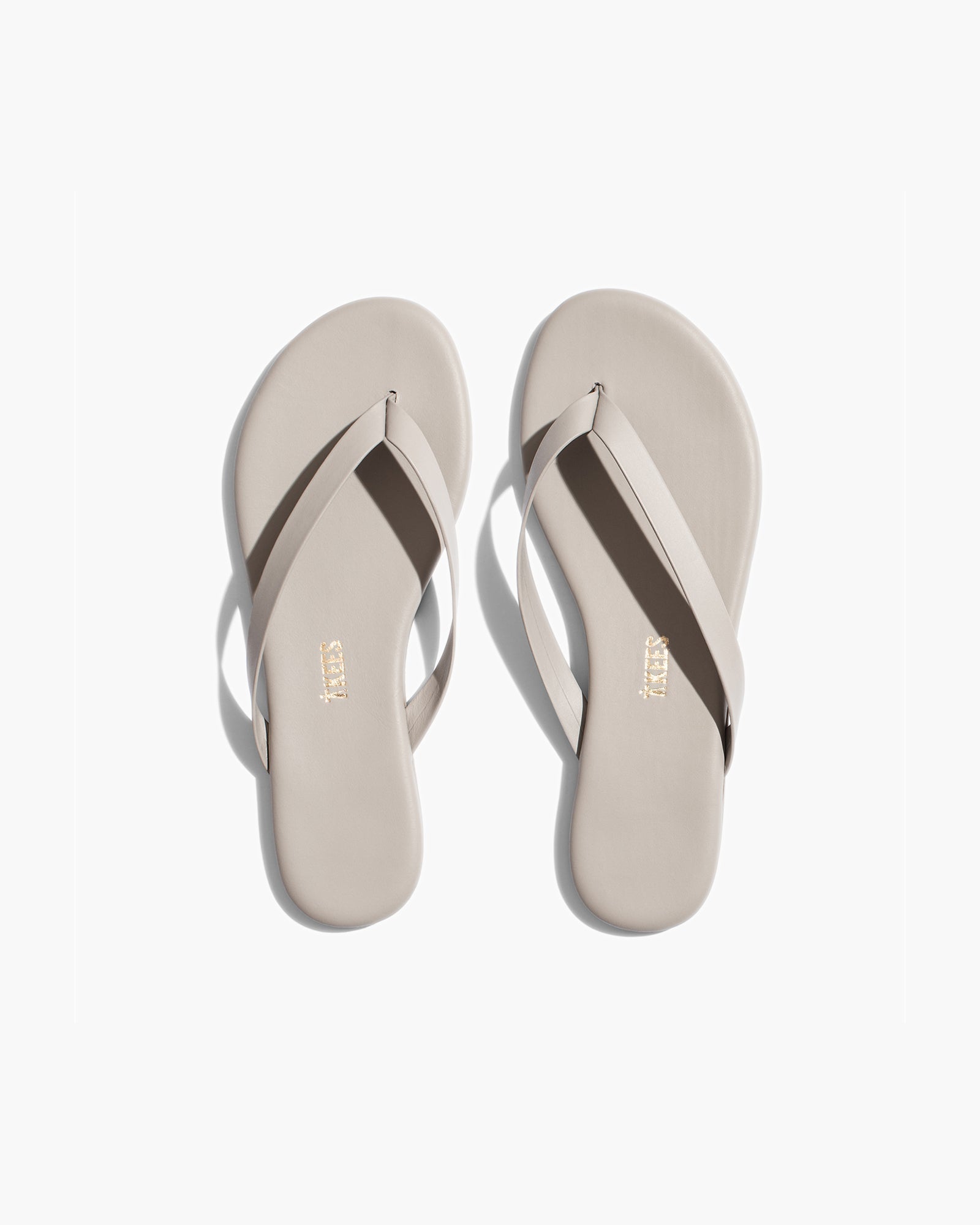 White Women's TKEES Boyfriend Flip Flops | 8502137-TP