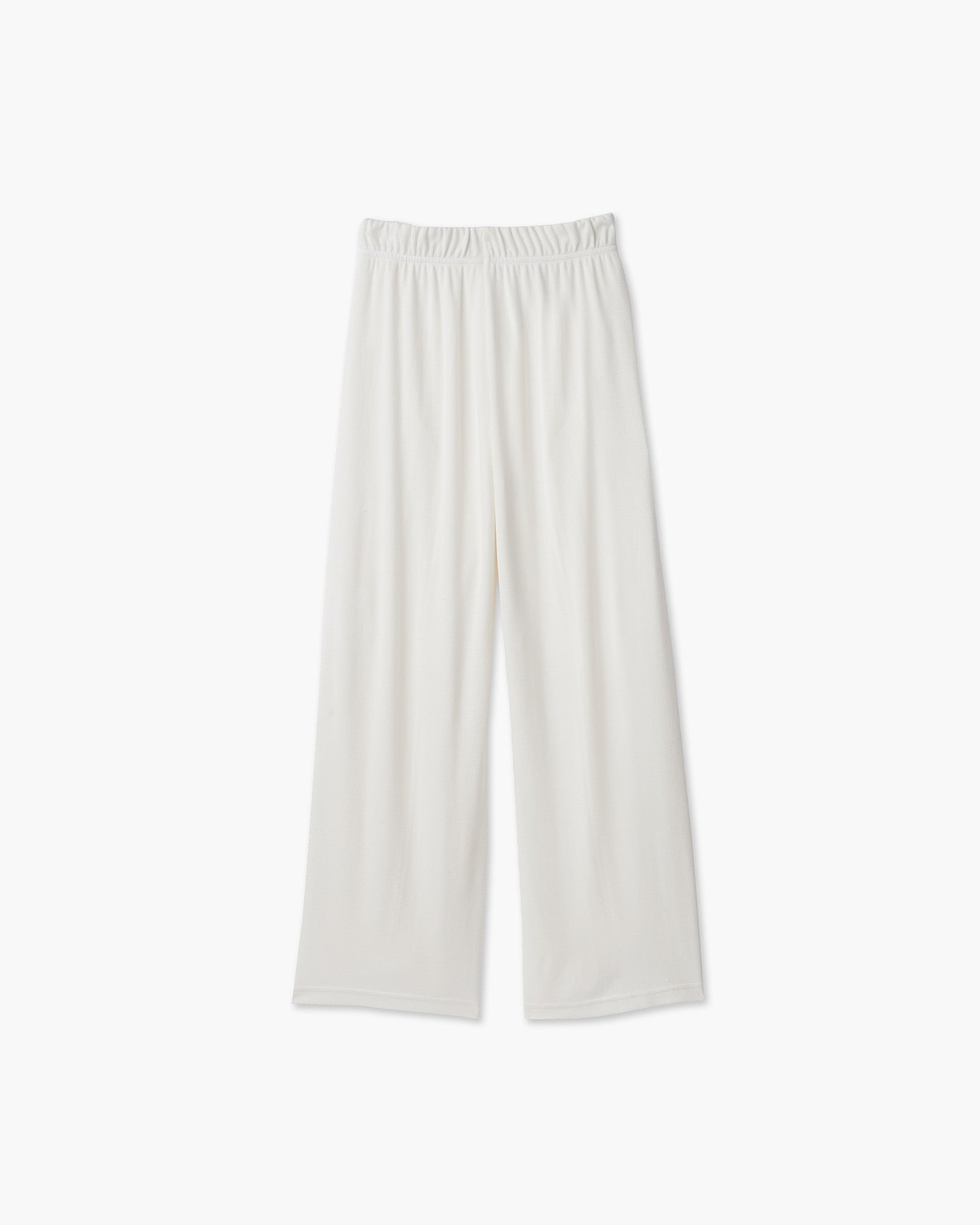 White Women's TKEES Light Rib Culotte Pants | 5124789-UO